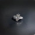 Swirl Star Zircon Ring