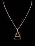 Retro Triangle Piece Necklace