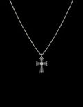 Decorative Cross Necklace with Crystals