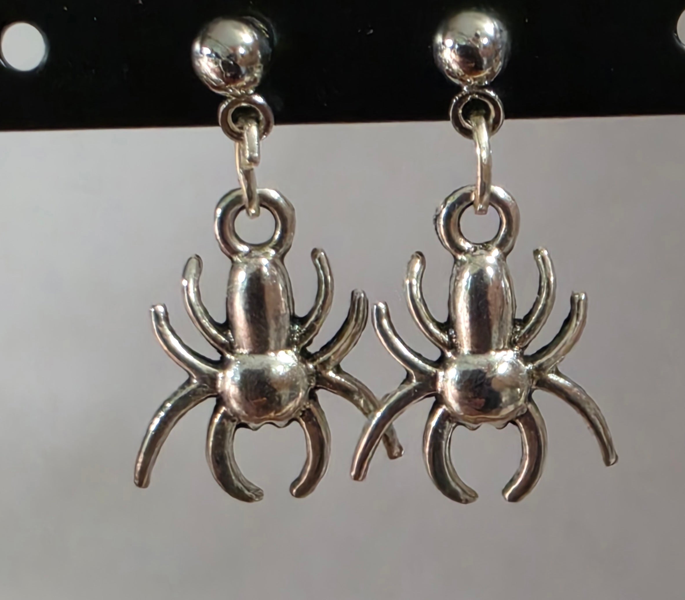 Hanging Spider Earrings