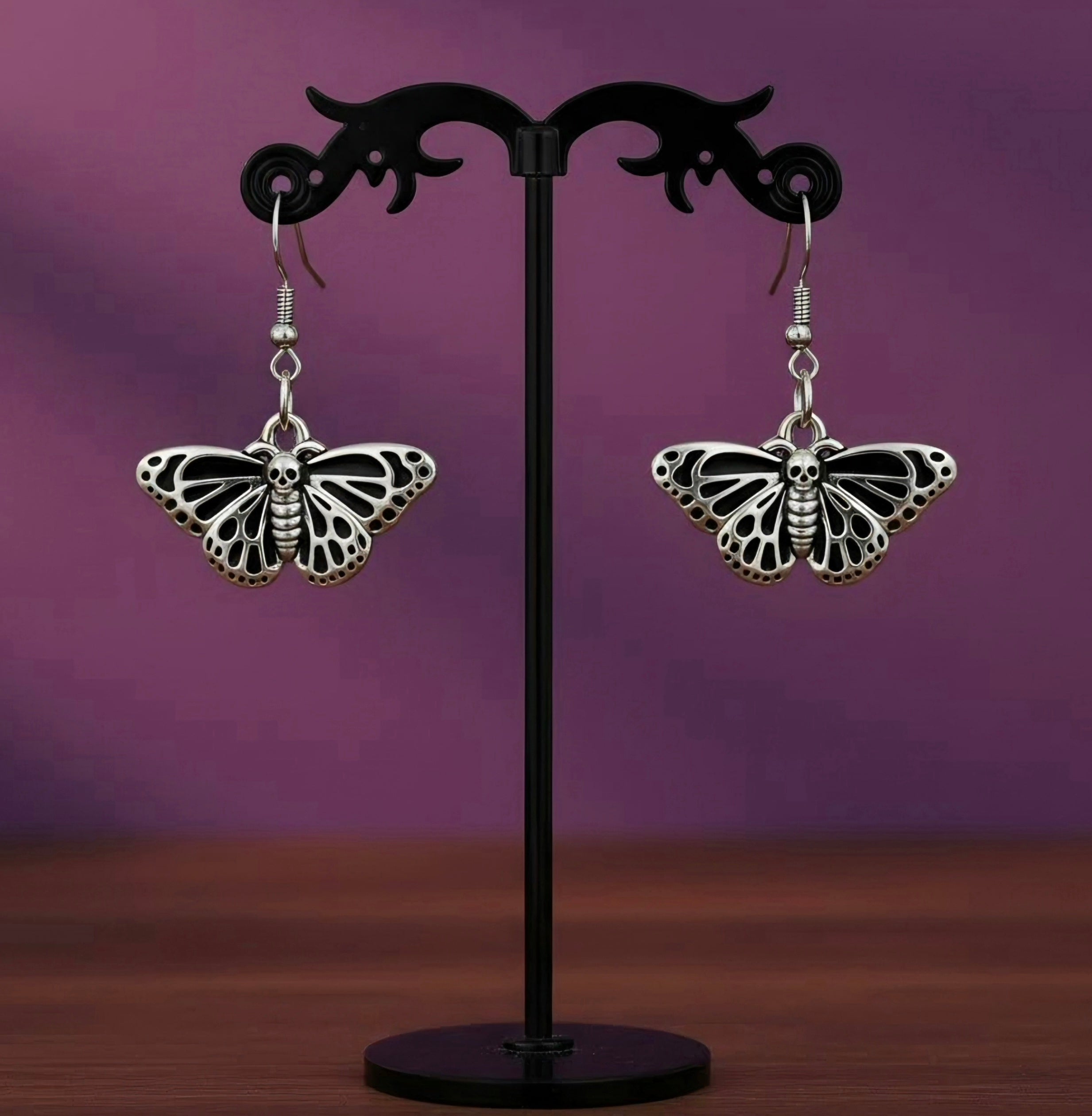 Moth Charm Earrings