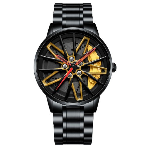 360° Rotating Wheel Watch