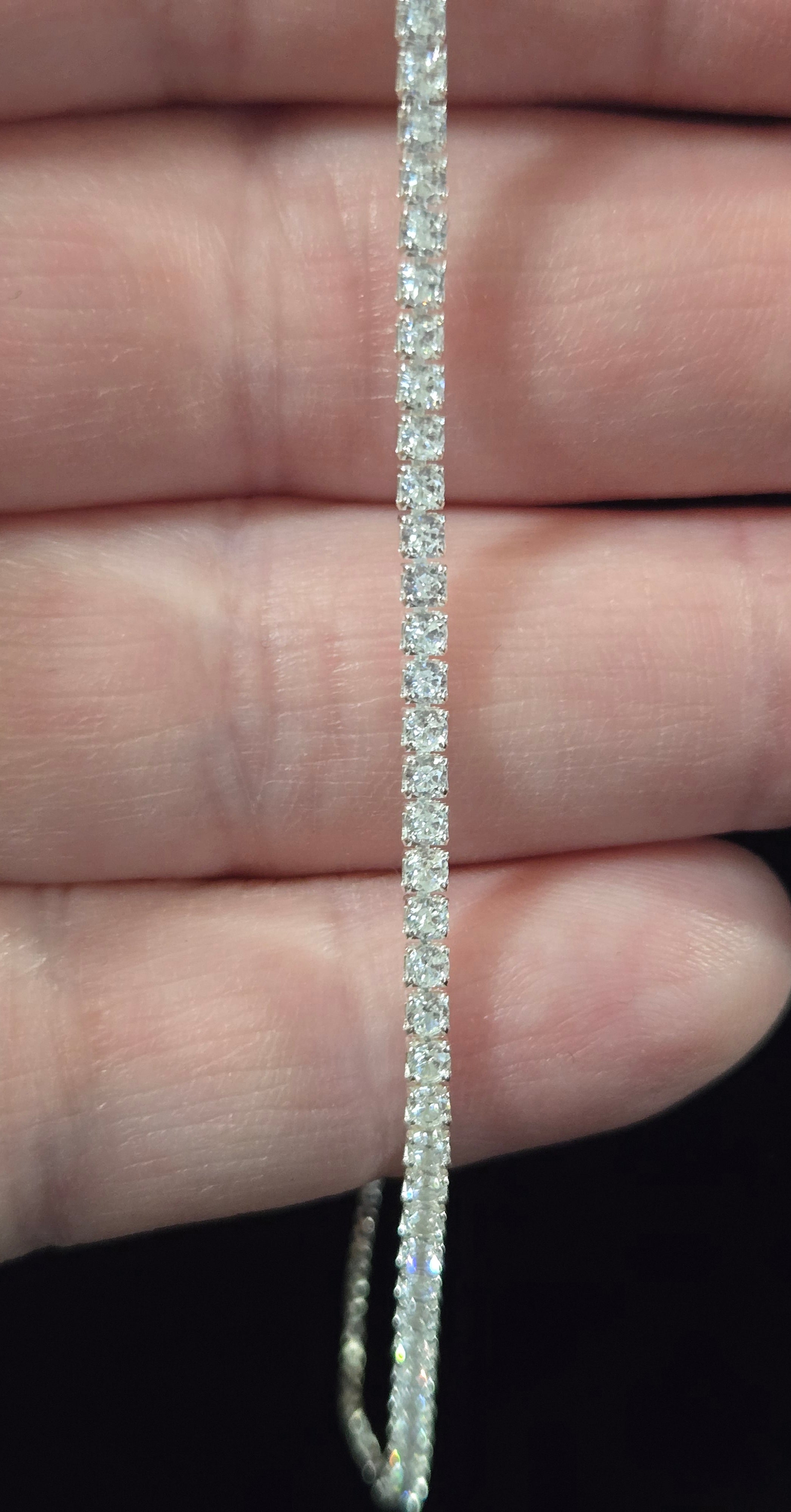 Sterling Silver Tennis Bracelet