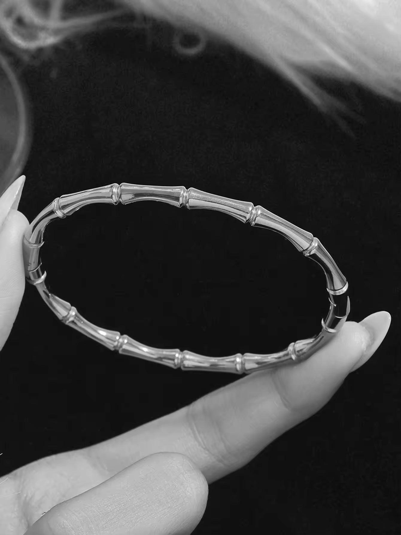 Chunky Silver Bangles