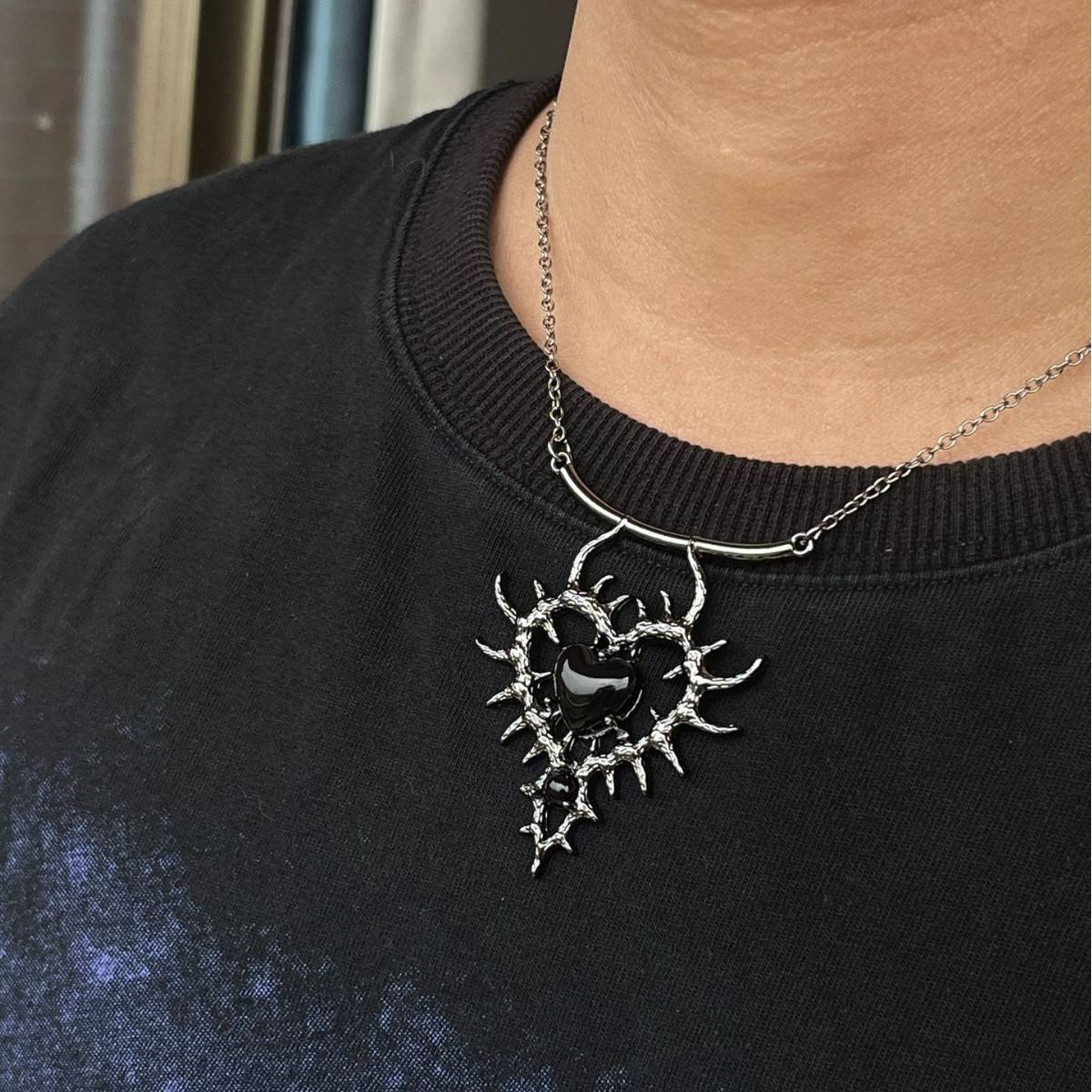 Thorn Heart Pendant Necklace