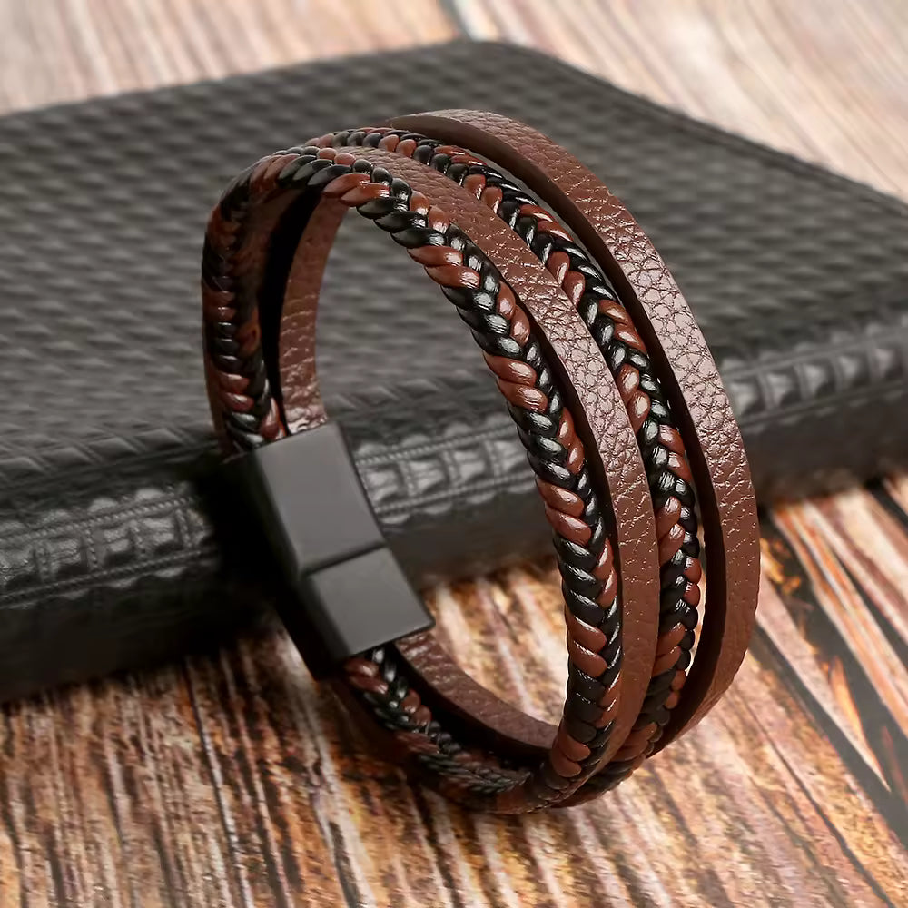 4 Strand Magnetic Close Bracelet
