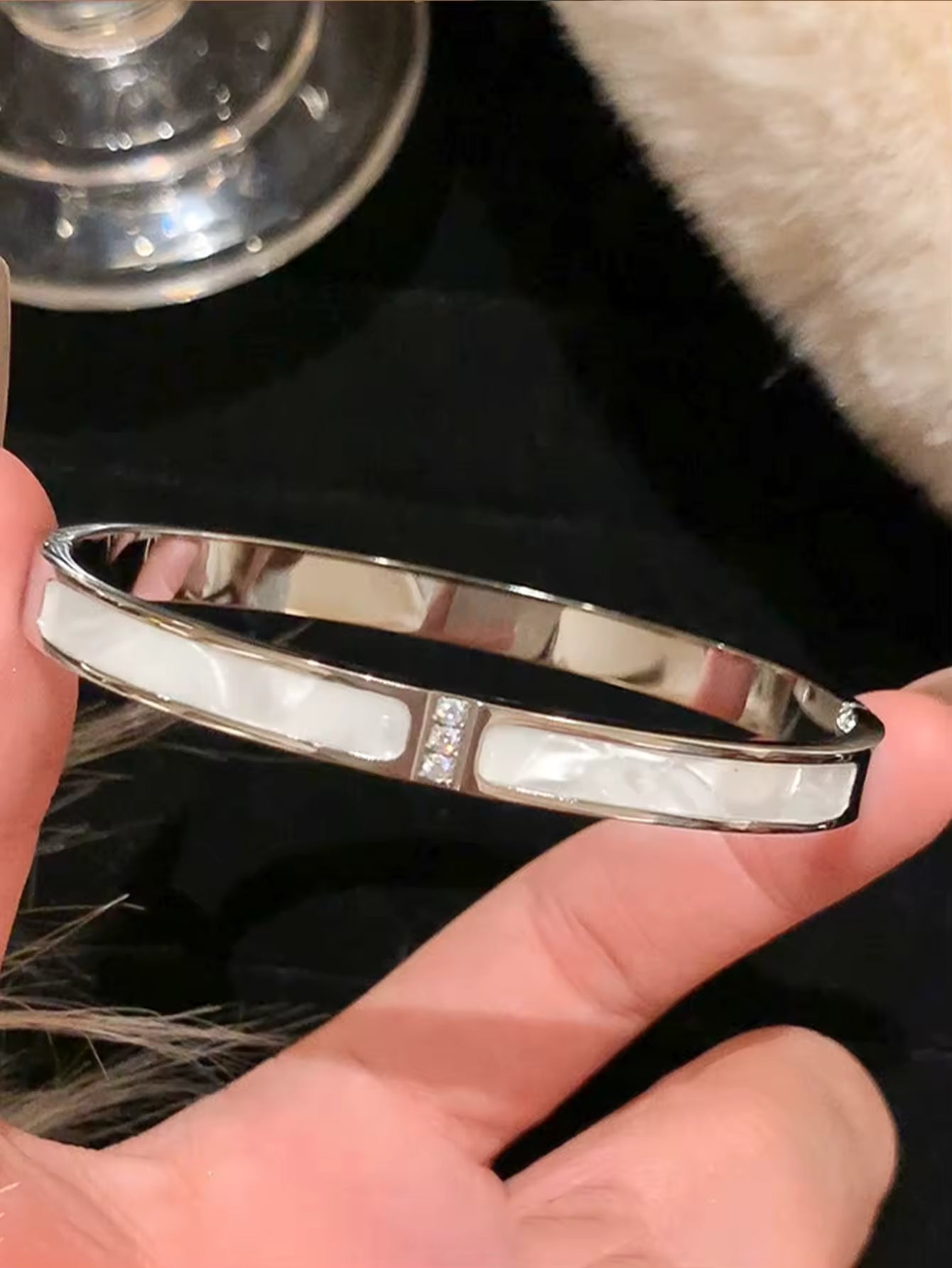 Chunky Silver Bangles