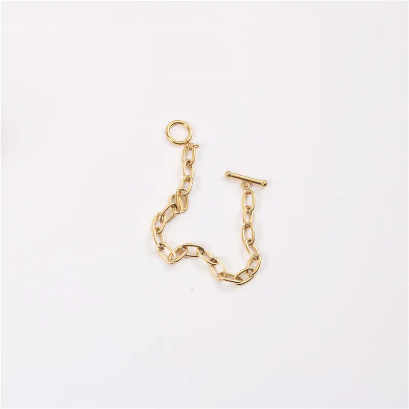 Chunky Chain Toggle Bracelet