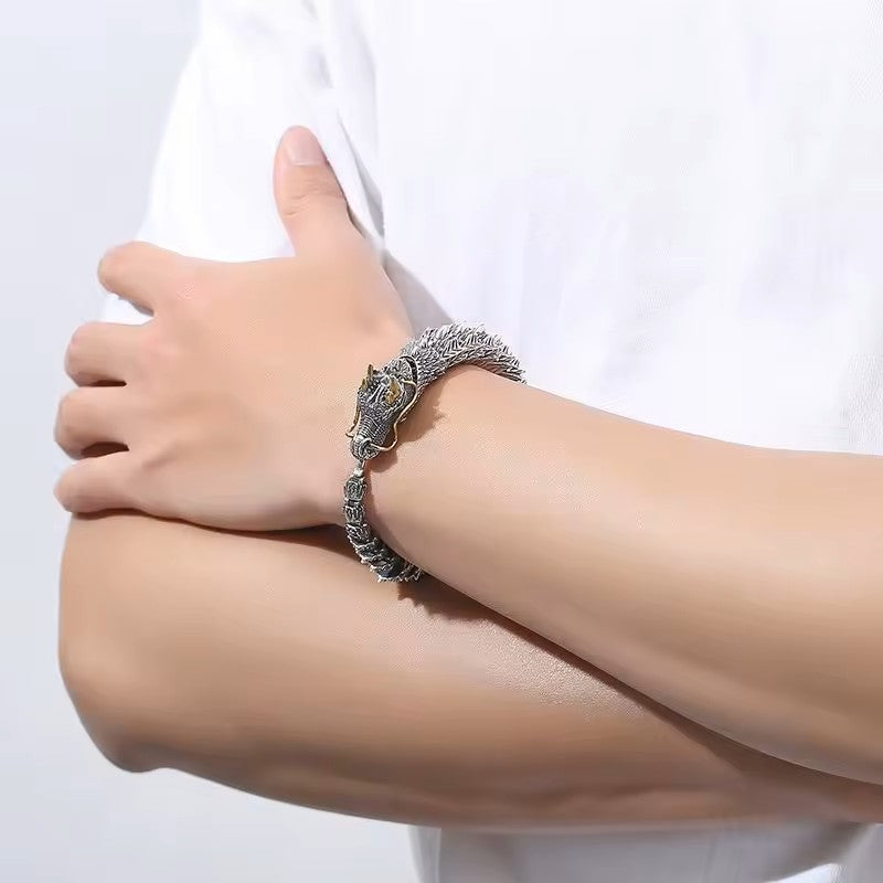 Dragon with Flame Bracelet