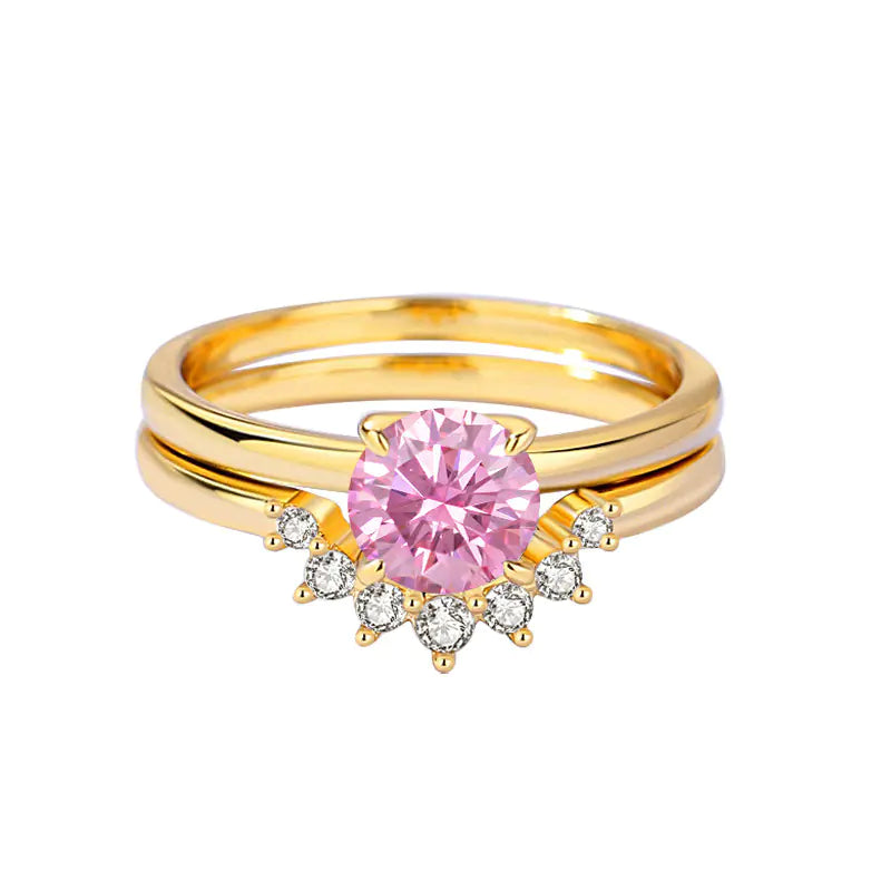 Retro Moissanite Ring