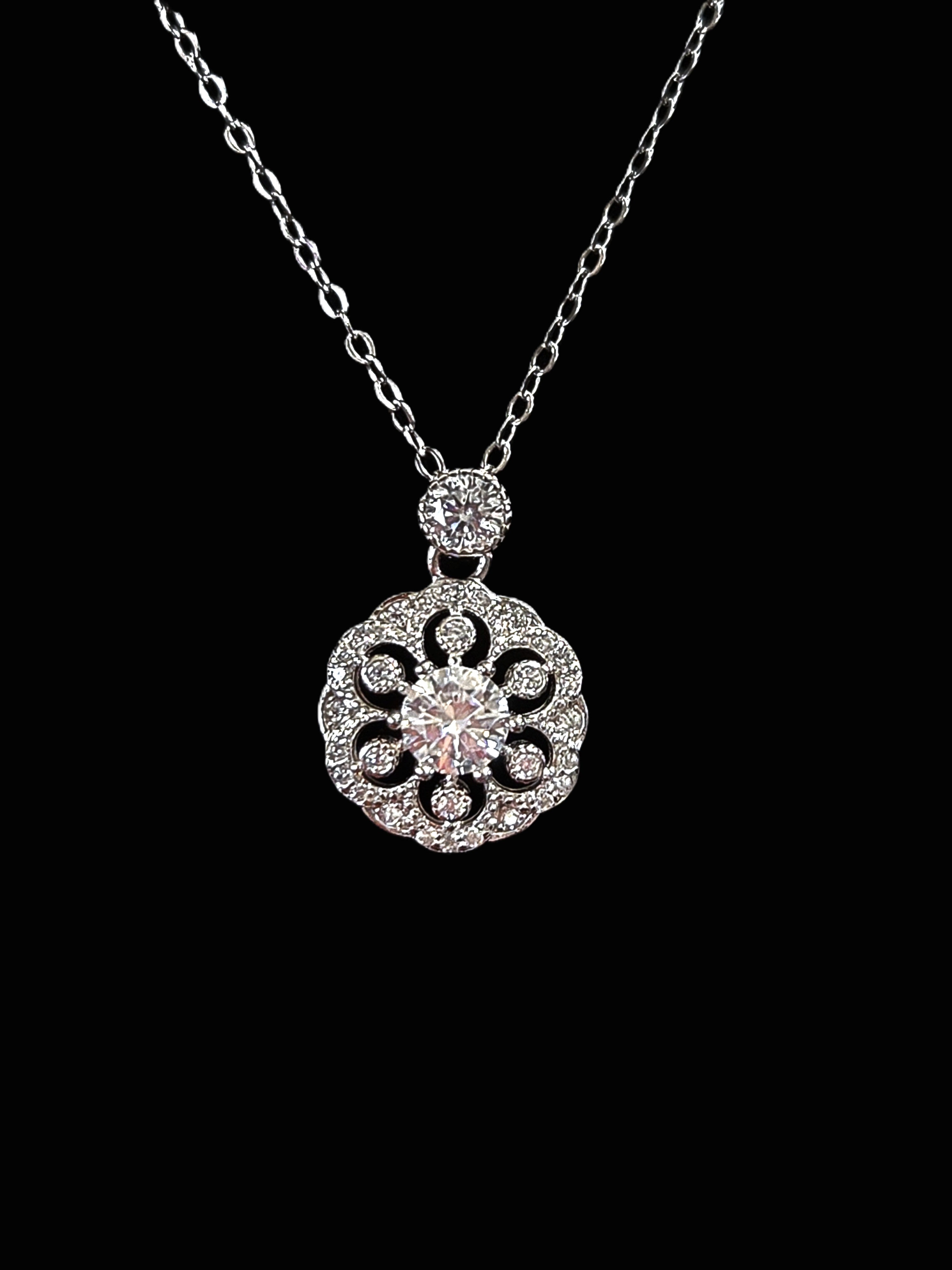 Moissanite GRA Certified Multi Stone Necklace