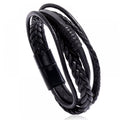 Modern 5 Strand Leather Bracelet