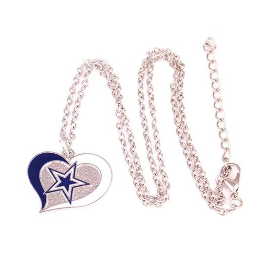 NFL Women's Heart Pendant Necklace