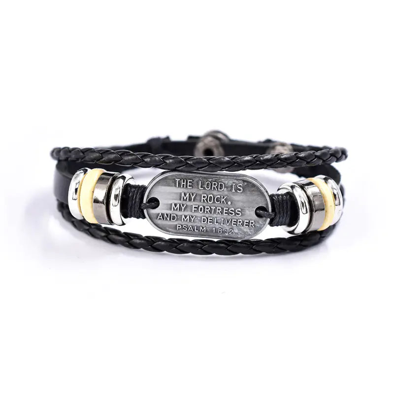 Leather Braided Bracelet Set