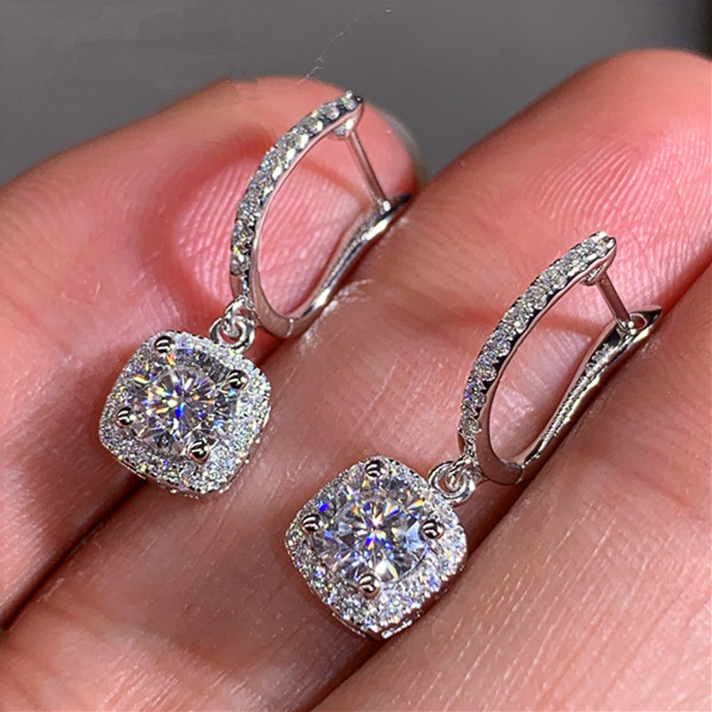 Luxury Square Zircon Earrings