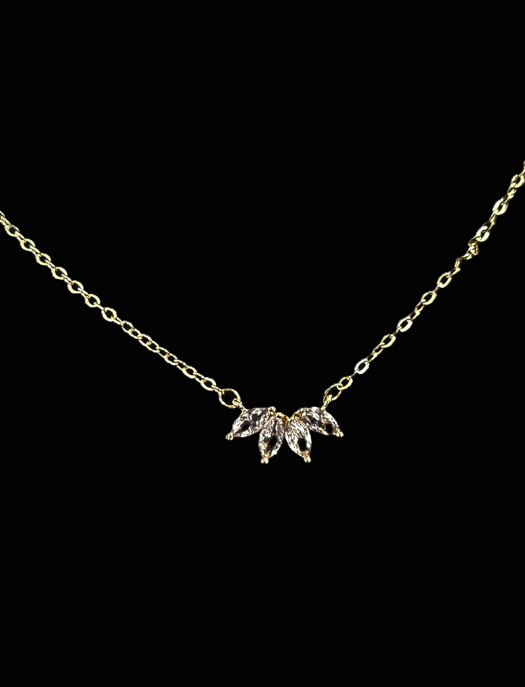 Marquise Zircon Stone Necklace