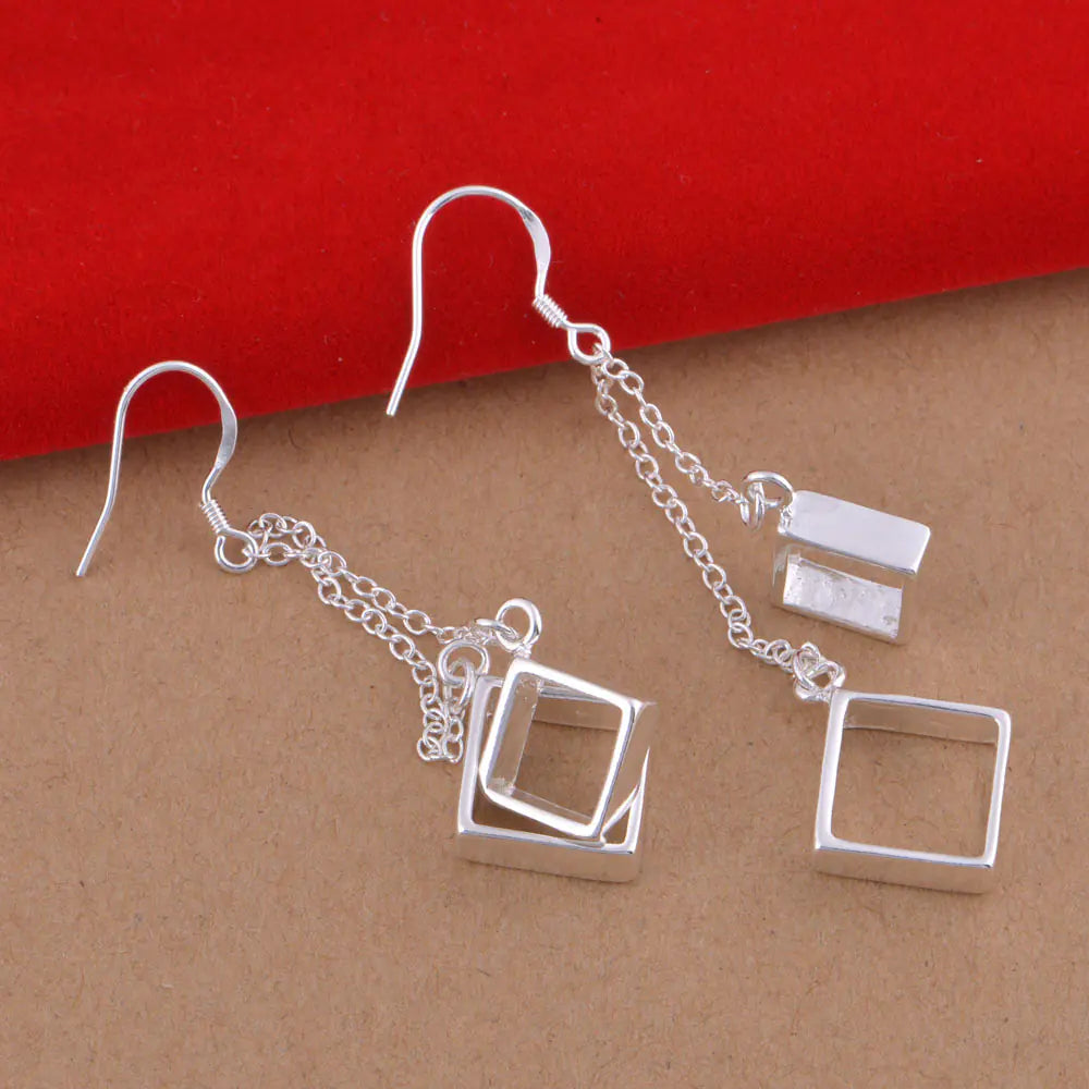 Square Dangle Earrings
