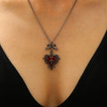 Goth Punk Heart Necklace