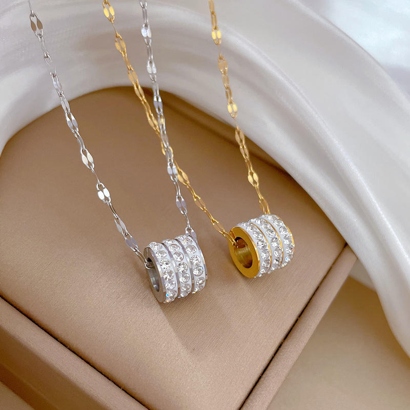 Roman Numerals Pendant Necklace