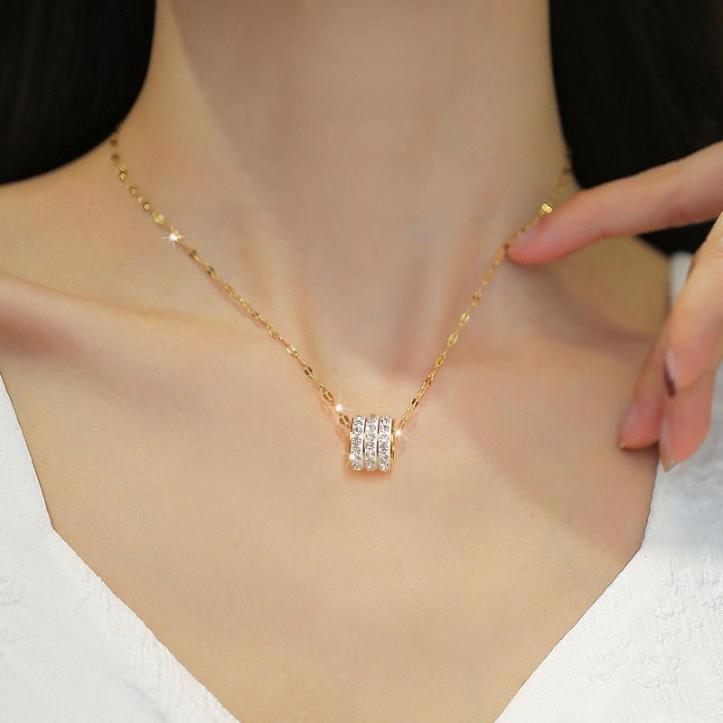 Roman Numerals Pendant Necklace