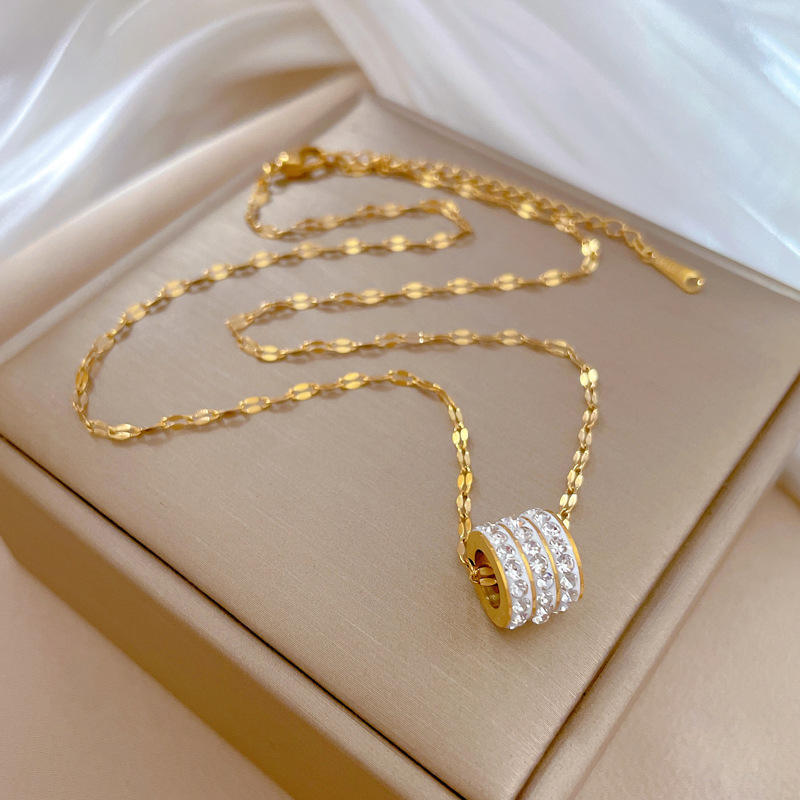Roman Numerals Pendant Necklace