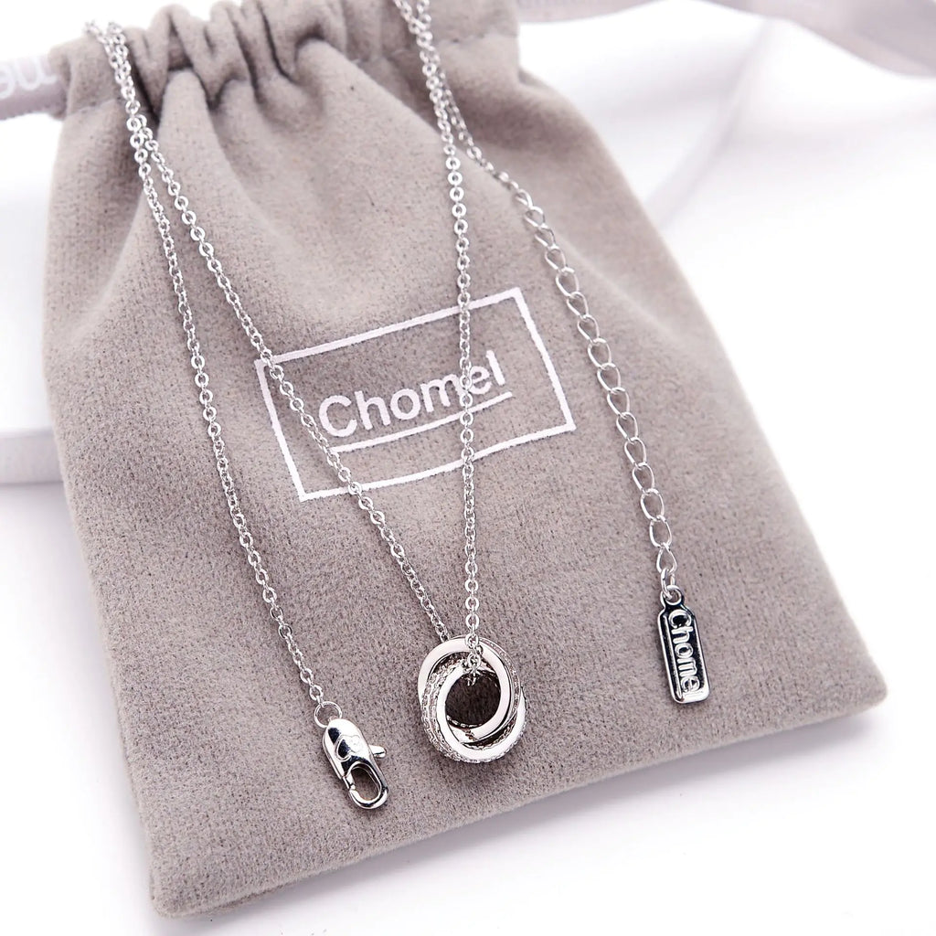 Double Ring Necklace