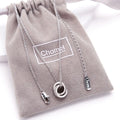 Double Ring Necklace