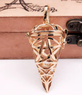 Glass Sphere Locket Necklace