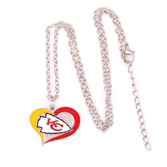 NFL Women's Heart Pendant Necklace