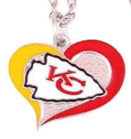 NFL Women's Heart Pendant Necklace