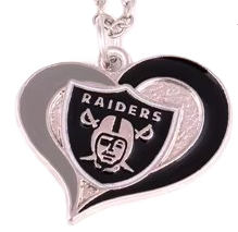 NFL Women's Heart Pendant Necklace