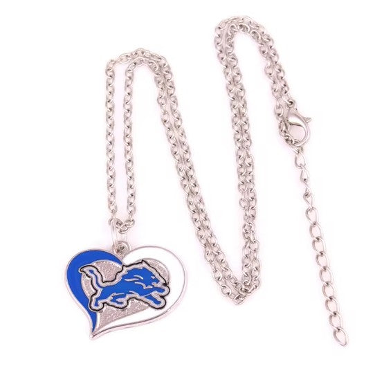 NFL Women's Heart Pendant Necklace
