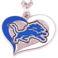 NFL Women's Heart Pendant Necklace