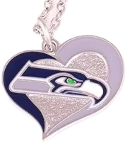 NFL Women's Heart Pendant Necklace