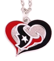NFL Women's Heart Pendant Necklace