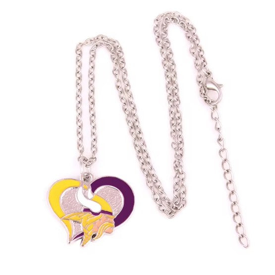 NFL Women's Heart Pendant Necklace