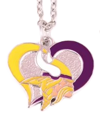 NFL Women's Heart Pendant Necklace